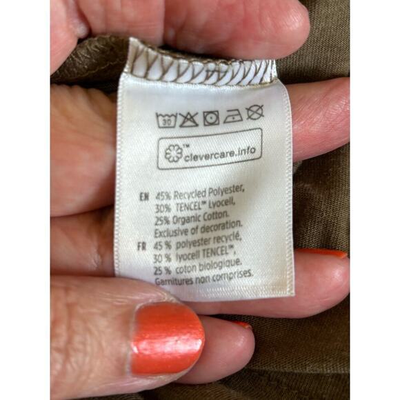 Tentree Blakely jumpsuit, olive, extra large, comfy, classic, casual, lounge - Picture 5 of 5